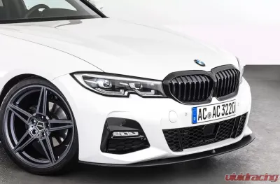 AC Schnitzer Black Front Splitter w/ Middle Rack BMW G20|G21 3-Series w/ M-Aero Package SA715 - 5111320110