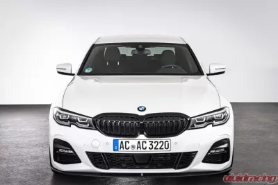 AC Schnitzer Black Front Splitter w/ Middle Rack BMW G20|G21 3-Series w/ M-Aero Package SA715 - 5111320110