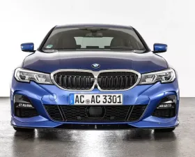 AC Schnitzer Black Front Splitter w/ Middle Rack BMW G20|G21 3-Series w/ M-Aero Package SA715