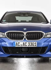 AC Schnitzer Black Front Splitter w/ Middle Rack BMW G20|G21 3-Series w/ M-Aero Package SA715                                     - 5111320320 - Image 3