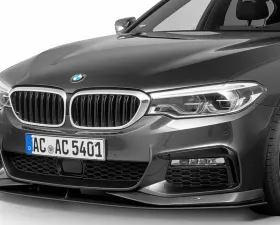 AC Schnitzer Black Front Splitter w/ Middle Rack BMW G30 | G31 5-Series w/ SA337|SA715