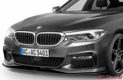 AC Schnitzer Black Front Splitter w/ Middle Rack BMW G30 | G31 5-Series w/ SA337|SA715 - 5111330330