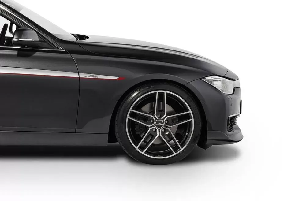 AC Schnitzer Type VIII BiColor Black Wheel Set w/ Continental Mixed Tires 19x8.5 BMW F31|F30 xDrive Sedan - 82322304508