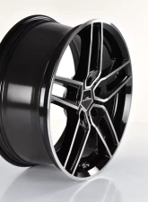 AC Schnitzer Type VIII BiColor Black Wheel Set w/ Continental Mixed Tires 19x8.5 BMW F31|F30 xDrive Sedan                                     - 82322304508 - Image 2