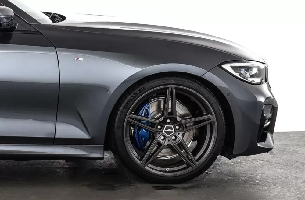 AC Schnitzer AC1 Anthracite Wheel Set w/ Hankook Mixed Tires 19x8.5 BMW G20|G21 3-Series - 82353204249