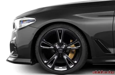 AC Schnitzer AC3 Anthracite Silver Forged Staggered Wheel Set w/ Dunlop Tires 20" BMW G30 | G31 - 82393306449
