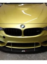 APR Performance Stock Bumper Carbon Fiber Front Wind Splitter BMW F82 M4 | F80 M3                                     - CW-540400 - Image 2