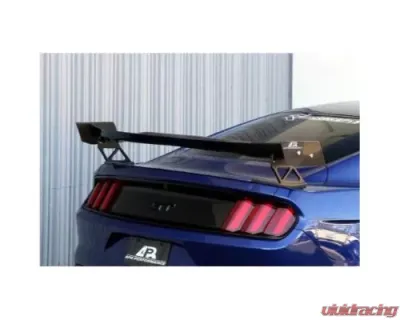 APR Performance GTC-200 Carbon Fiber Adjustable Wing w/o Factory Spoiler Center Cover Ford Mustang Shelby GT350 GT500 S550 2015-2017 - AS-106015