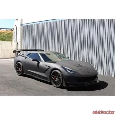 APR Performance GTC-500 71" Carbon Fiber Adjustable Wing w/o Spoiler Delete Chevrolet Corvette C7 2014-2019 - AS-107077