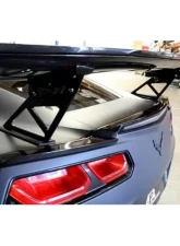 APR Performance GTC-500 74" Carbon Fiber Adjustable Wing w/ Spoiler Delete Chevrolet Corvette C7 2014-2019                                     - AS-107479 - Image 4