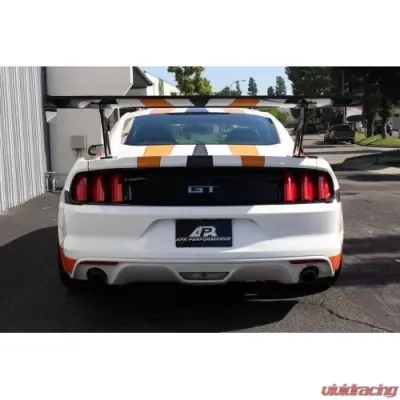 APR Performance GT-250 67" Carbon Fiber Adjustable Wing w/o Factory Spoiler Center Cover Ford Mustang Shelby GT350 GT500 S550 2015-2017 - AS-206725