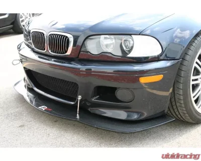 APR Performance Carbon Fiber Wind Splitter With Rods BMW M3 E46 2001-2006 - CW-544603