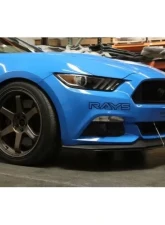 APR Performance Carbon Fiber Front Wind Splitter w/ Performance Package Ford Mustang S550 2015-2017                                     - CW-201510 - Image 2