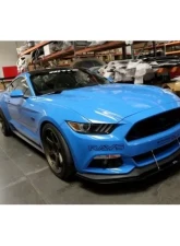 APR Performance Carbon Fiber Front Wind Splitter w/ Performance Package Ford Mustang S550 2015-2017                                     - CW-201510 - Image 3