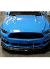APR Performance Carbon Fiber Front Wind Splitter w/ Performance Package Ford Mustang S550 2015-2017                                     - CW-201510 - Image 4
