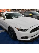 APR Performance Carbon Fiber Front Wind Splitter w/o Performance Package Ford Mustang S550 2015-2017                                     - CW-201522 - Image 2