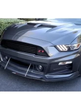 APR Performance Carbon Fiber Front Wind Splitter Roush Ford Mustang S550 2015-2017                                     - CW-201596 - Image 4