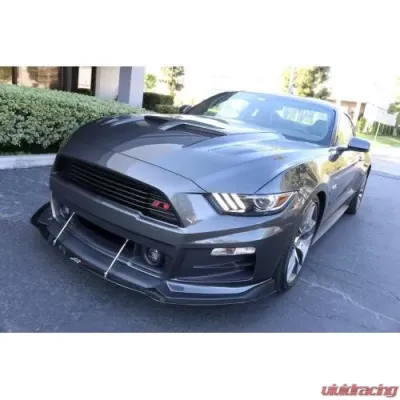 APR Performance Carbon Fiber Front Wind Splitter Roush Ford Mustang S550 2015-2017 - CW-201596