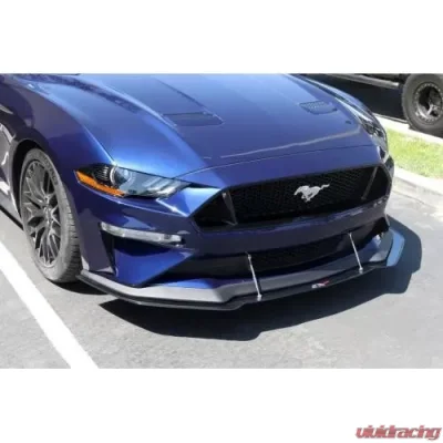 APR Performance Carbon Fiber Wind Splitter With Rods Ford Mustang Performance Package 2018-2022 - CW-201810