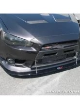 APR Performance Carbon Fiber Front Wind Splitter Mitsubishi Evolution X w/ OEM Lip 2008-2016                                     - CW-411096 - Image 3