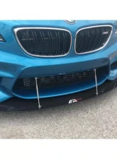 APR Performance Stock Bumper Carbon Fiber Front Wind Splitter BMW F87 M2 2016-2021                                     - CW-520200 - Image 4