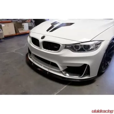 APR Performance Carbon Fiber Front Wind Splitter BMW F82 M4 | F80 M3 w/ M Performance Lip - CW-540402