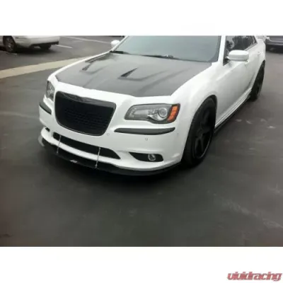APR Performance Carbon Fiber Front Wind Splitter Chrysler 300C SRT8 2011-2023 - CW-621116