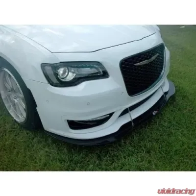 APR Performance Carbon Fiber Front Wind Splitter Chrysler 300C S | SRT8 2017-2023 - CW-621127