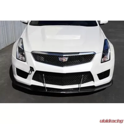 APR Performance Carbon Fiber Front Wind Splitter Non-Carbon Package Cadillac ATS-V 2016-2019 - CW-688081