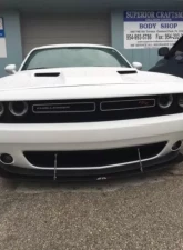 APR Performance Carbon Fiber Front Wind Splitter Dodge Challenger RT | SXT 2015-2023                                     - CW-723150 - Image 2