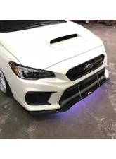 APR Performance Carbon Fiber Wind Splitter w/ Rods Subaru WRX | STI w/ No Lip 2018-2021                                     - CW-801805 - Image 2