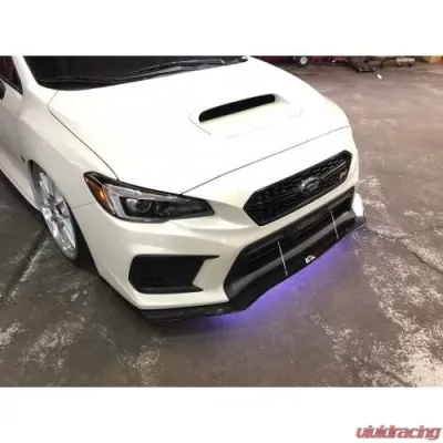 APR Performance Carbon Fiber Wind Splitter w/ Rods Subaru WRX | STI w/ No Lip 2018-2021 - CW-801805