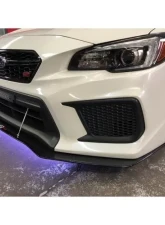 APR Performance Carbon Fiber Wind Splitter w/ Rods Subaru WRX | STI w/ No Lip 2018-2021                                     - CW-801805 - Image 3
