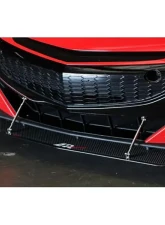 APR Performance Stock Bumper Carbon Fiber Front Wind Splitter Acura NSX 2016-2022                                     - CW-916026 - Image 4