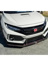 APR Performance Carbon Fiber Front Wind Splitter Honda FK8 Civic Type R 2017-2021                                     - CW-917022 - Image 2