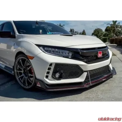 APR Performance Carbon Fiber Front Wind Splitter Honda FK8 Civic Type R 2017-2021 - CW-917022