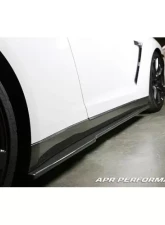 APR Performance Carbon Fiber Side Rocker Extensions Nissan GTR 2008-2021                                     - FS-603508 - Image 3