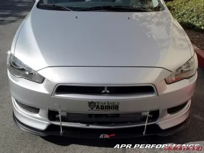 APR Performance Stock Bumper Carbon Fiber Front Wind Splitter Mitsubishi Evolution X 2008-2016 - CW-489110