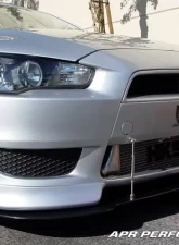 APR Performance Stock Bumper Carbon Fiber Front Wind Splitter Mitsubishi Evolution X 2008-2016                                     - CW-489110 - Image 8
