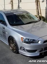 APR Performance Stock Bumper Carbon Fiber Front Wind Splitter Mitsubishi Evolution X 2008-2016                                     - CW-489110 - Image 9