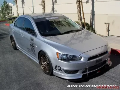 APR Performance Stock Bumper Carbon Fiber Front Wind Splitter Mitsubishi Evolution X 2008-2016 - CW-489110