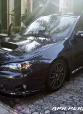 APR Performance Carbon Fiber Wind Splitter w/ Rods Subaru Impreza WRX 2008-2010                                     - CW-808060 - Image 3