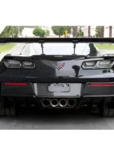 APR Performance GTC-500 Chassis Mount Carbon Fiber Adjustable Wing Chevrolet Corvette C7 Z06 | Grand Sport 2015-2019                                     - AS-107178 - Image 6