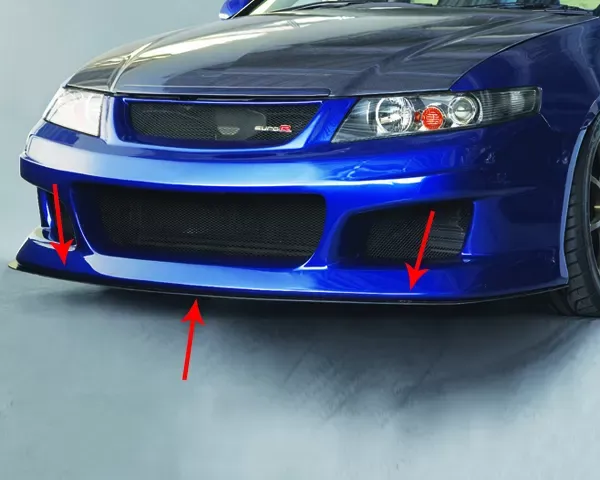 SPOON Sports S-TAI Front Bumper Under Panel Honda Accord Euro-R (JDM) 2002-2008 - 71411-CL7-000