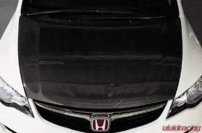 SPOON Sports Bonnet - Carbon - Honda Civic Sedan FD2 2006-2011 - 60100-FD2-001