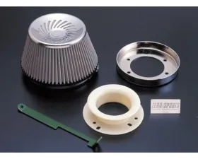 Zerosports Super Direct Flow Stainless Steel Cone Filter with Adapter Subaru WRX STI 02-07